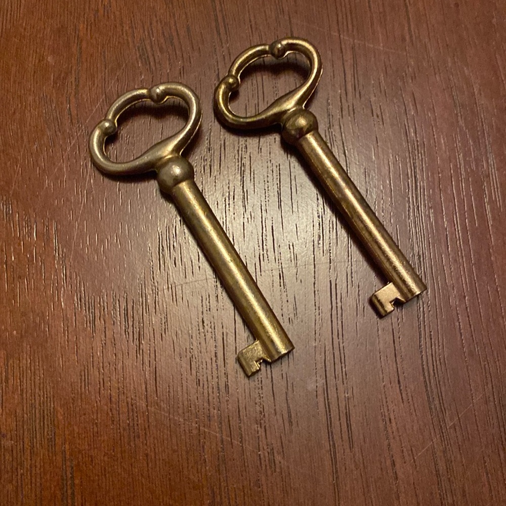 Vintage Keys—Pair
